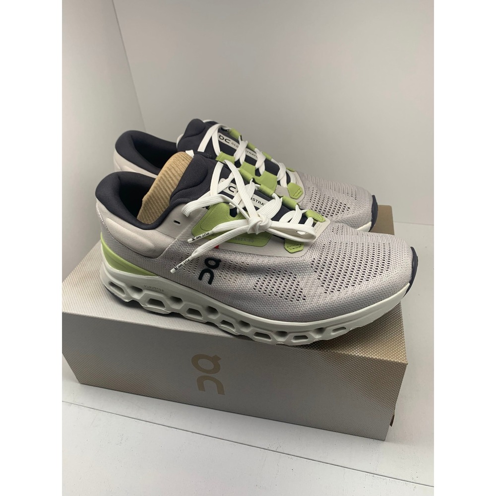 On Cloudstratus 3 Womens Running Shoes Pearl Ivory 3WD30122143 Size 9 - Picture 4 of 14